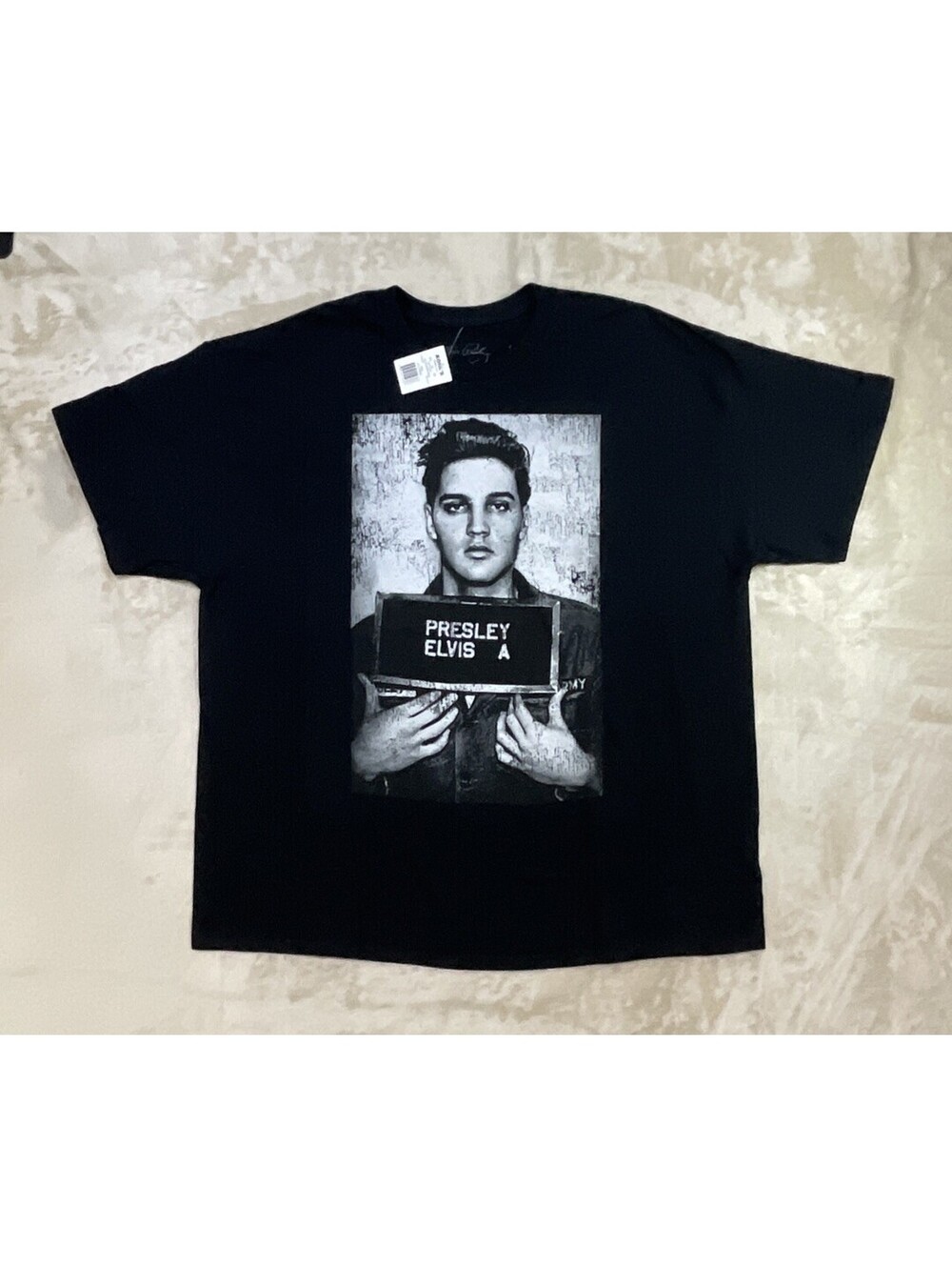 NWT! Elvis Presley Army Mug Shot T-Shirt Officially Licensed Music Tee Mens 2XL